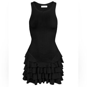 My Mum Made It Dress Frill Tank Dress - Obsidian - S